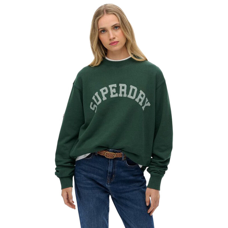 Superdry Athletic Essentials Slouchy Crew Sweatshirt image number 0